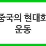 중국의 현대화 운동